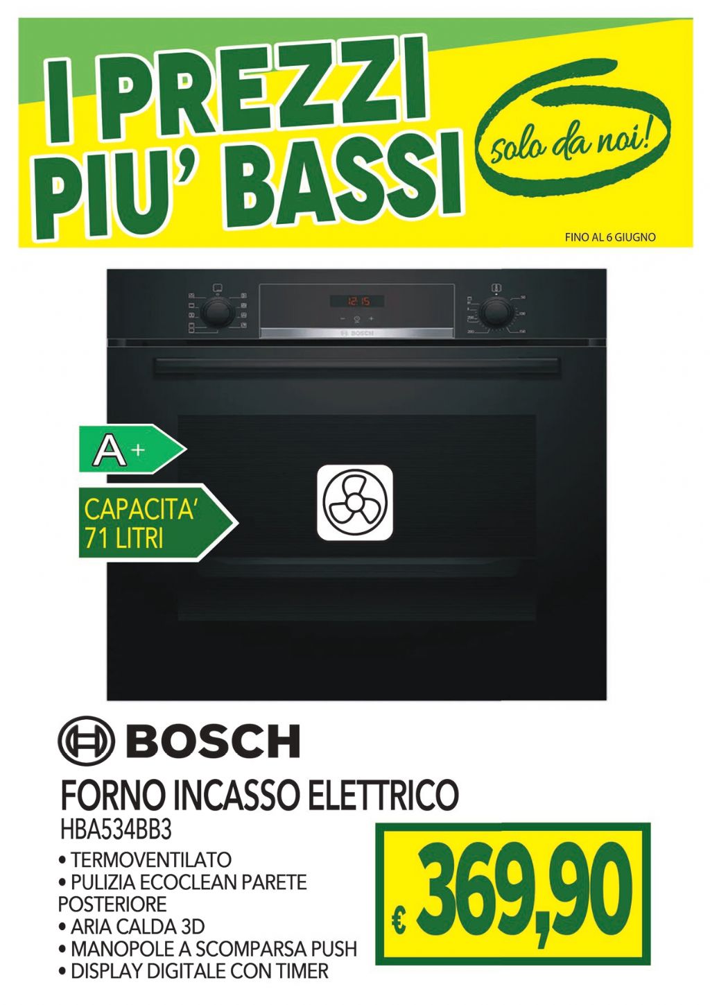 FORNO BOSCH HBA534BB3